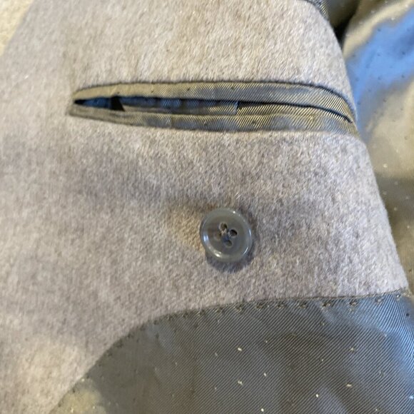 Joseph & Lyman Cashmere Blazer Sport Coat Men 40R Beige Two Button Ventless EUC - Picture 8 of 14